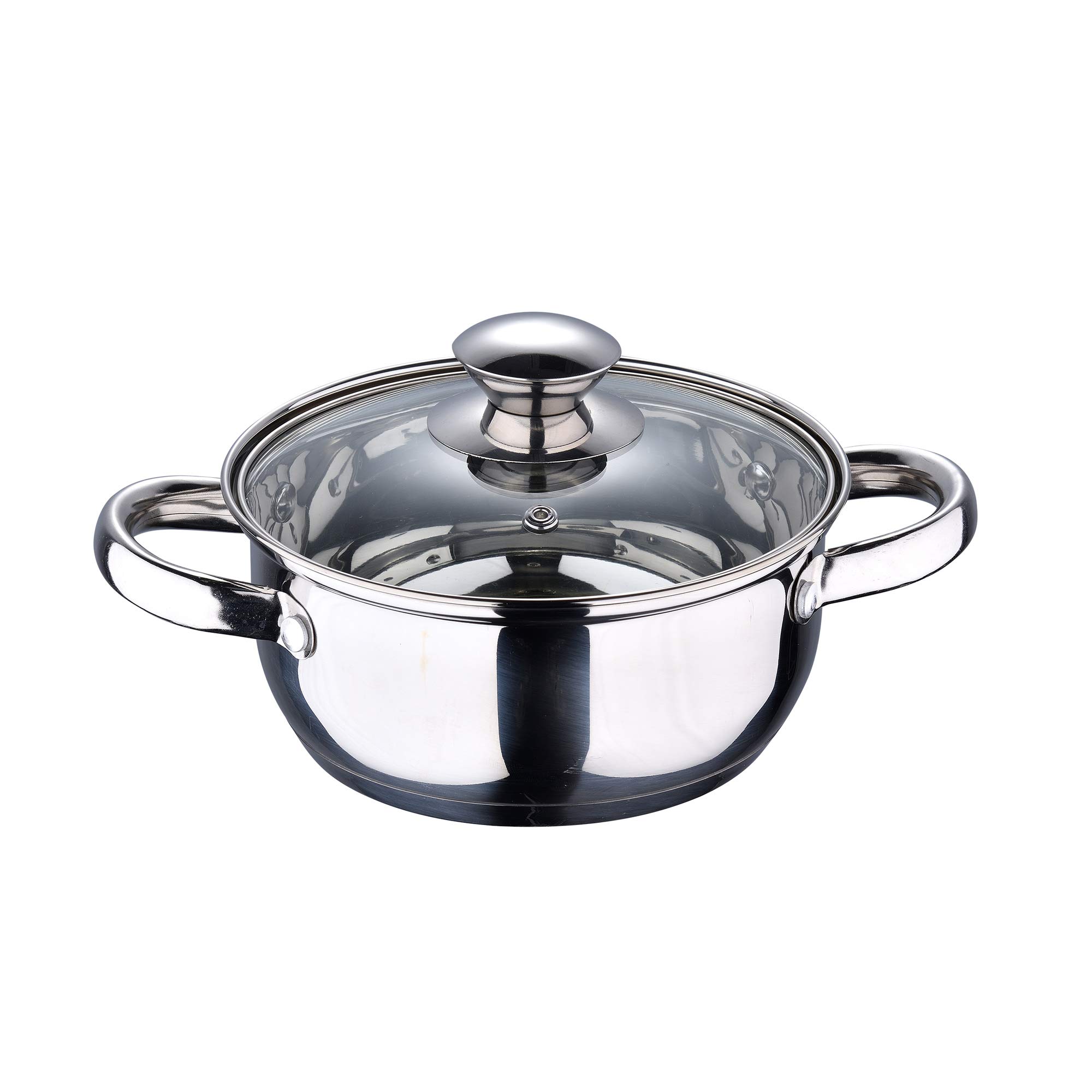 San Ignacio Batteria da cucina 7 pezzi in acciaio inossidabile + set 3 pezzi utensili da cucina in acciaio inossidabile, PK3369
