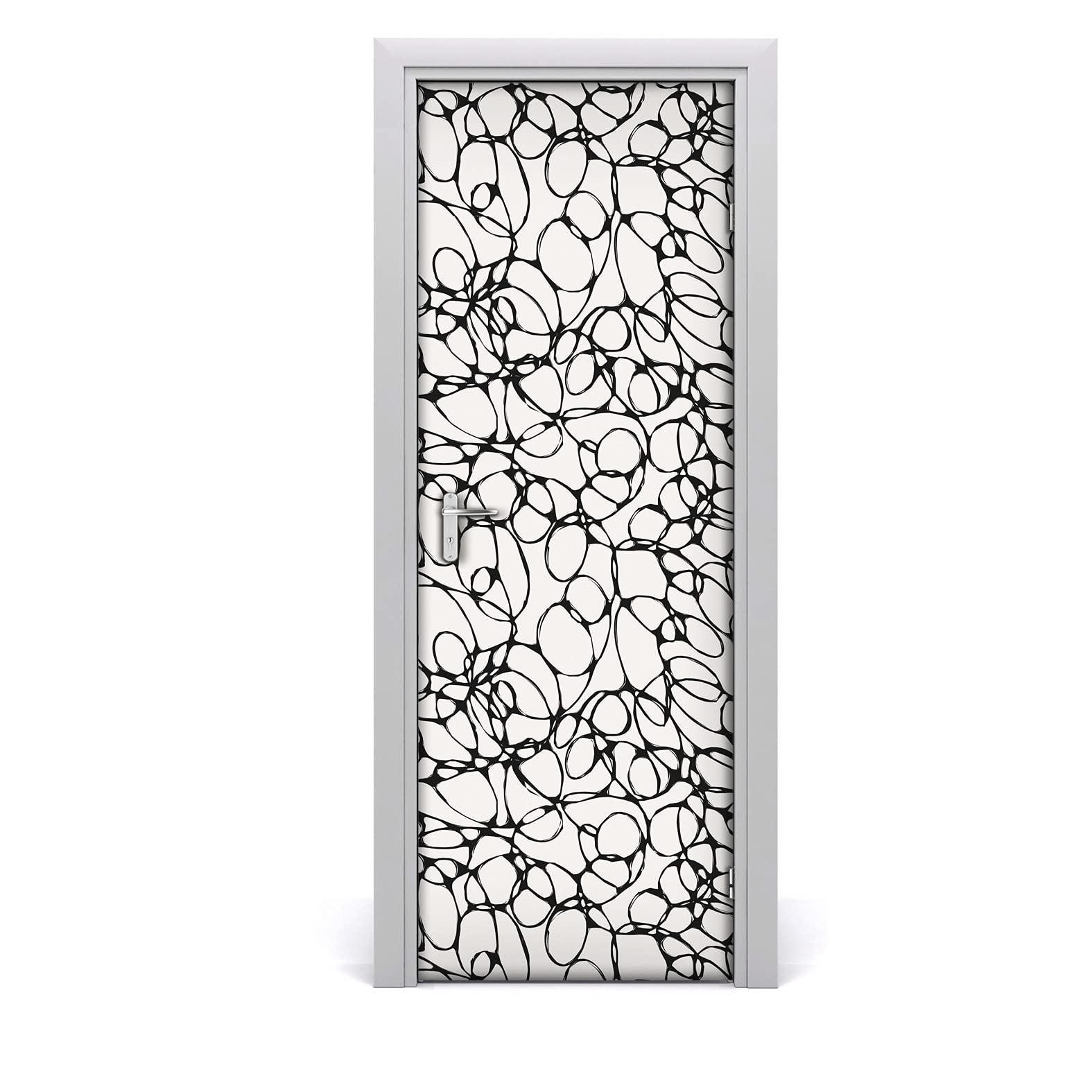 Papier peint pour porte 85x200cm déco adhésive imperméable design moderne