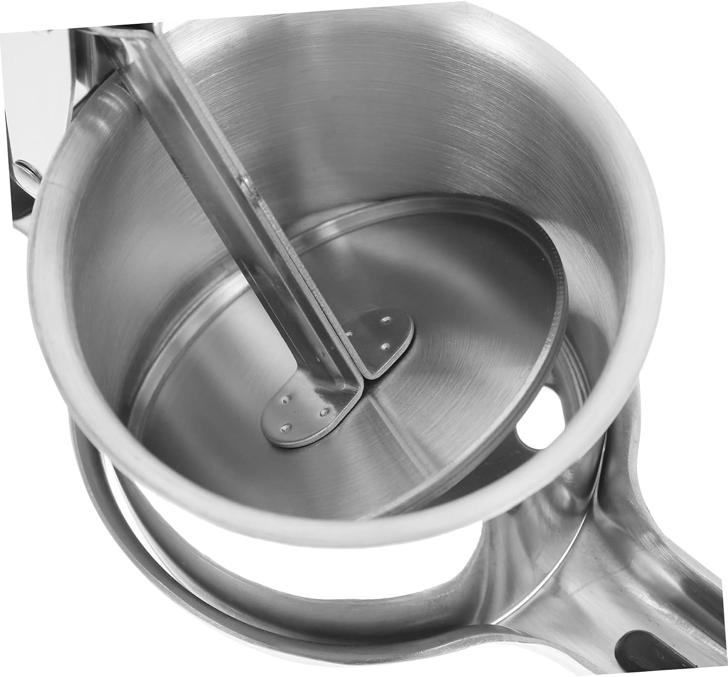 Cabilock Stainless Steel Manual Juice Press Food Mill Hand Crank Potato Ricer Tool for Mashed Potatoes Vegetable Masher Fruit and Vegetable Press Easy Cleaning