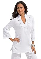 Algopix Similar Product 12 - Roamans Womens Plus Size Eyelet