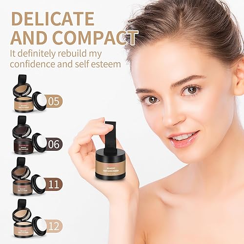 Miniatura 5 de Waverloo Magic Root Cover Up oculta al instante la frente alta y la pérdida de cabello, sudor y polvo impermeable para retoque de raíces para