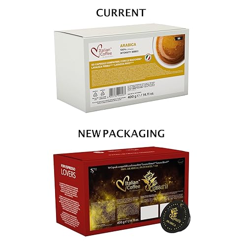 Miniatura 8 de Cápsulas de café italiano compatibles con máquinas RIVO (Ristretto, 50)