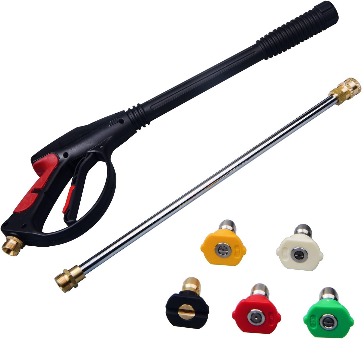 DUSICHIN DUS-422 High Pressure Power Washer Gun, 3600 PSI, 21 Inches Replacement Wand Lance