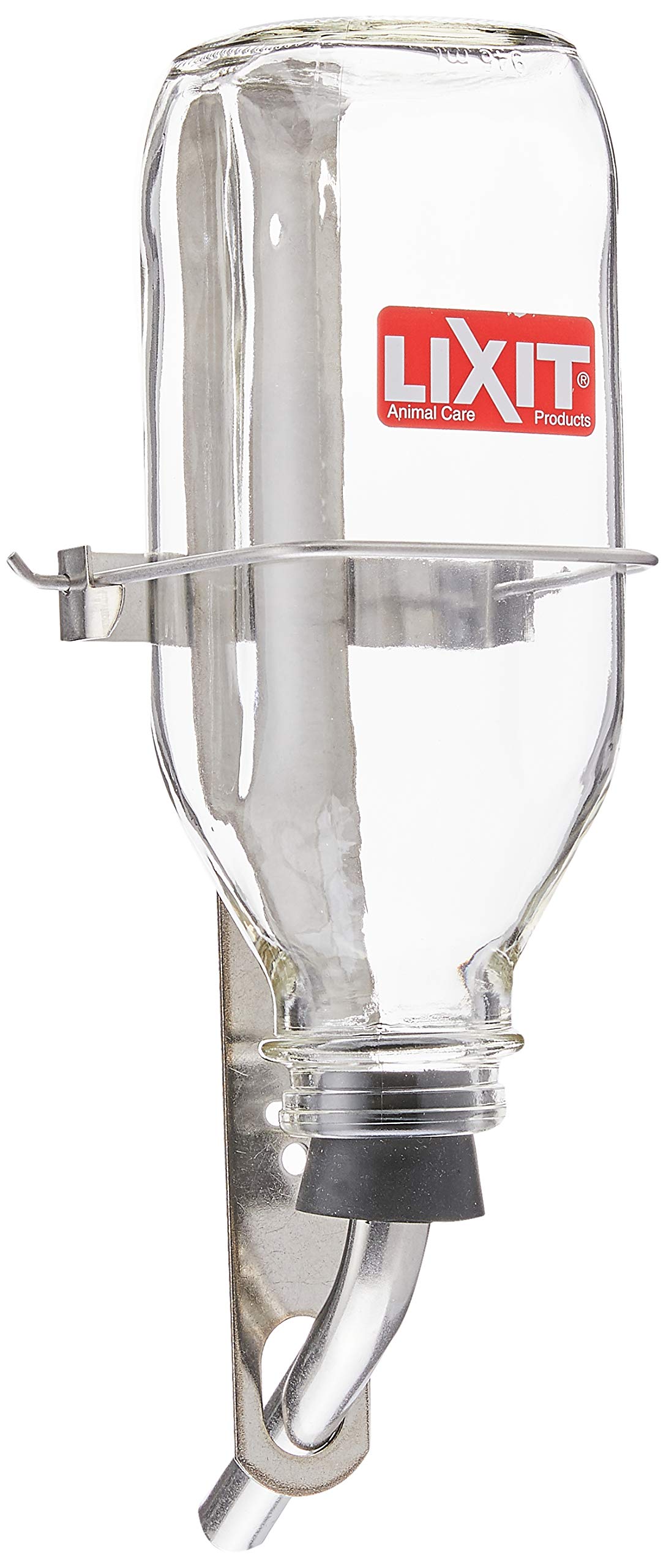 Lixit Wasserflasche für Haustiere, Glas, ca. 900 ml