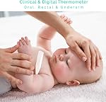 Clinical and Digital Thermometer - Baby Thermometer For Oral, Rectal, and Underarm Use - High Accuracy with Memory Recall and Fever Alarm - Suitable for Ages Newborn and Up