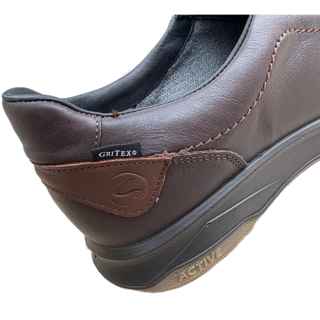Grisport Scarpe Invernali Uomo Città Mocassini in Pelle Senza Lacci SLIPFIT Lion Impermeabili gritex Suola Antiscivolo Fondo Active