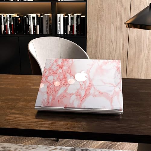 Miniatura 7 de BAYYA Papel tapiz de mármol rosa, granito, despegar y pegar para cocina, papel adhesivo de mármol mate, impermeable, cubierta adhesiva de mesa,