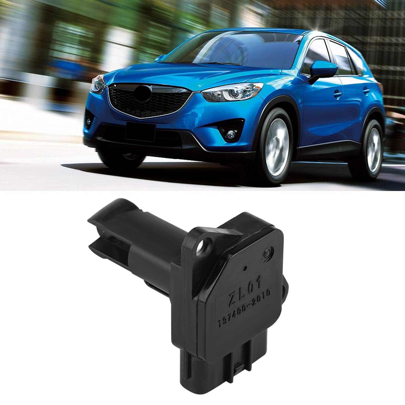 Akozon 197400-2010 Medidor de Sensor de Flujo de Aire Masivo para 3 5 6 MX-5