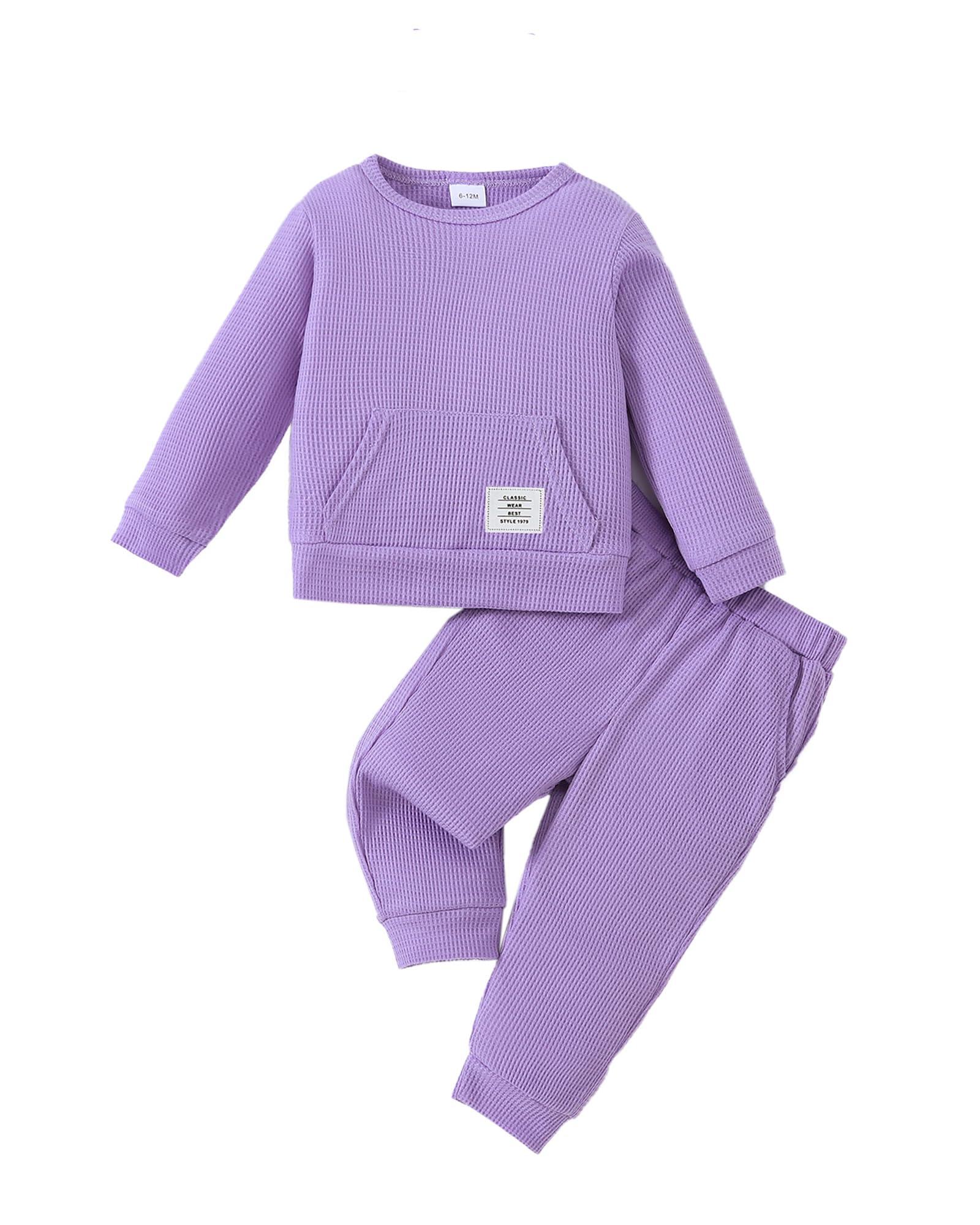 Weebaby Baby Girl Clothes Infant Toddler Girl Clothing Ruffle Shirt High Low Top Floral Allover Pant Little Girls Clothes