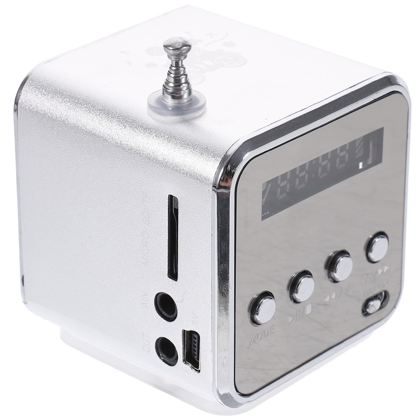 Hemobllo Radio łazienkowe z czujnikiem ruchu, 1 zestaw, mini mały komputer, bezprzewodowy, USB, PC, bezprzewodowy, w stylu vintage, radio prysznicowe
