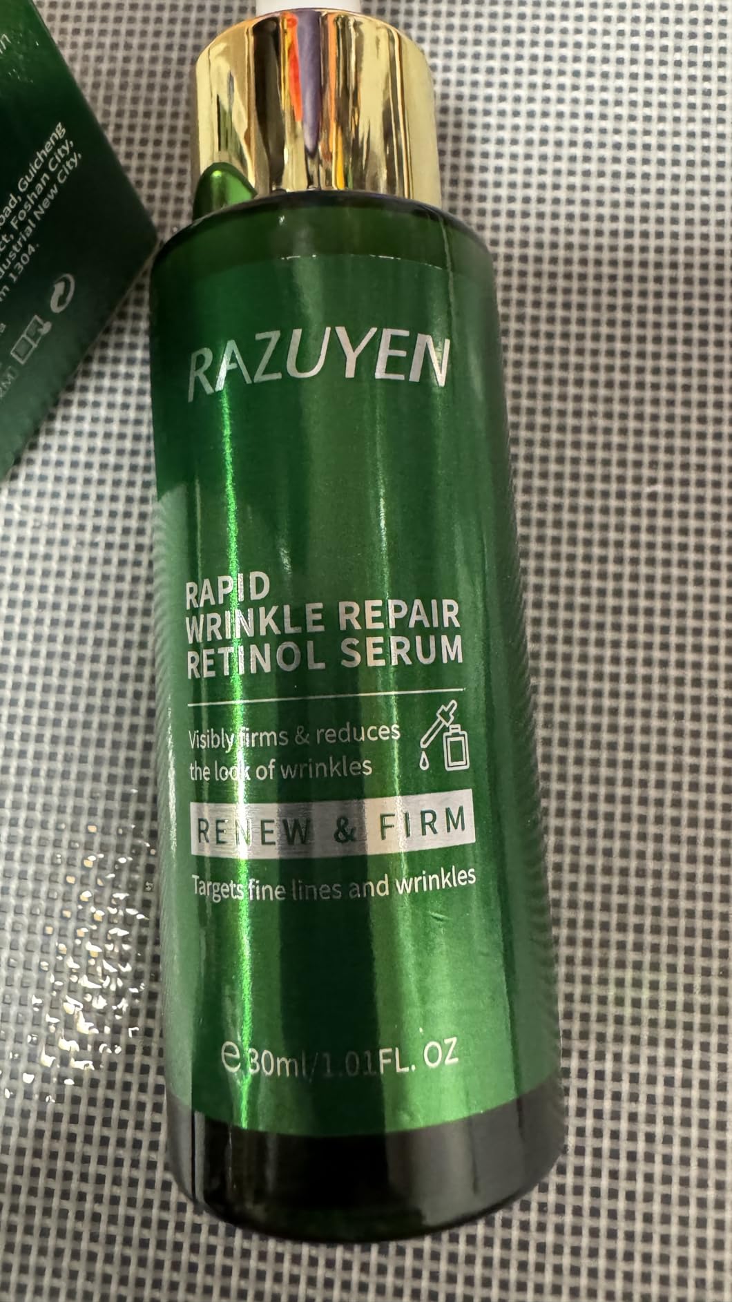 RAZUYEN Retinol Serum for Face, Anti Aging Serum with Peptide for Fine Lines and Wrinkles, Smoothing, Repairing and Hydrating Face, 30ml (1 Fl Oz)