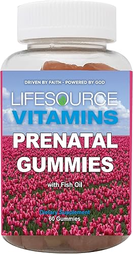 LifeSource Vitaminas Prenatales Multi-Vitaminas y Minerales con DHA - Omega 3  Fórmula patentada