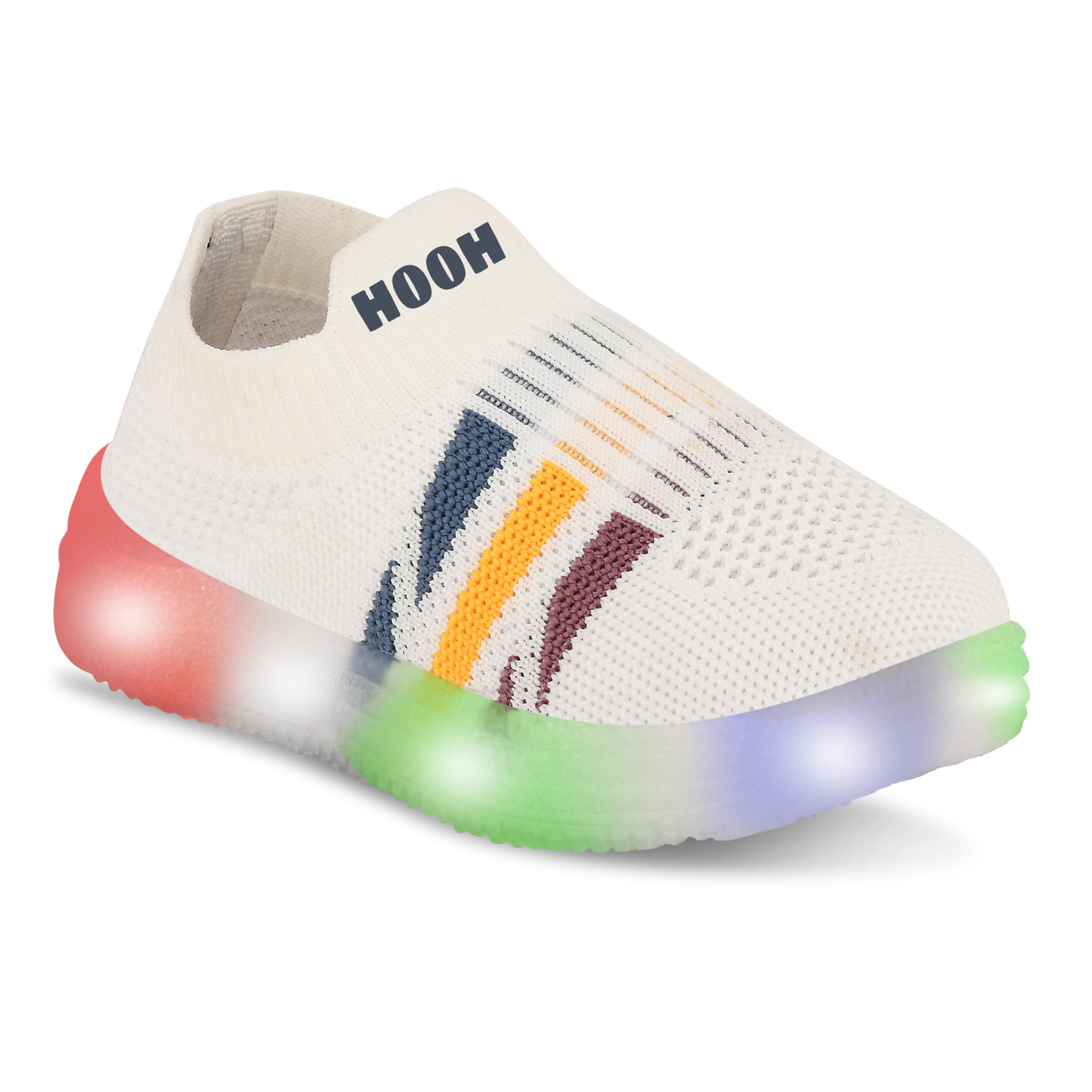 HOOH Kids Sneakers Cum Baby Boys and Girl Shoes (Age Group Chart in Images for Greater Than 5 Years Choose accordingly) (White, 2.5 Years) (B0D9F8T69W) Amazon Price History, Amazon Price Tracker