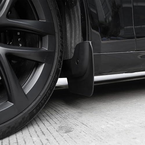 Miniatura 6 de Aletas de barro para Tesla Model S 2023 2022 Soft TPV Flaps protectores contra salpicaduras para Tesla Model S 2022 2023