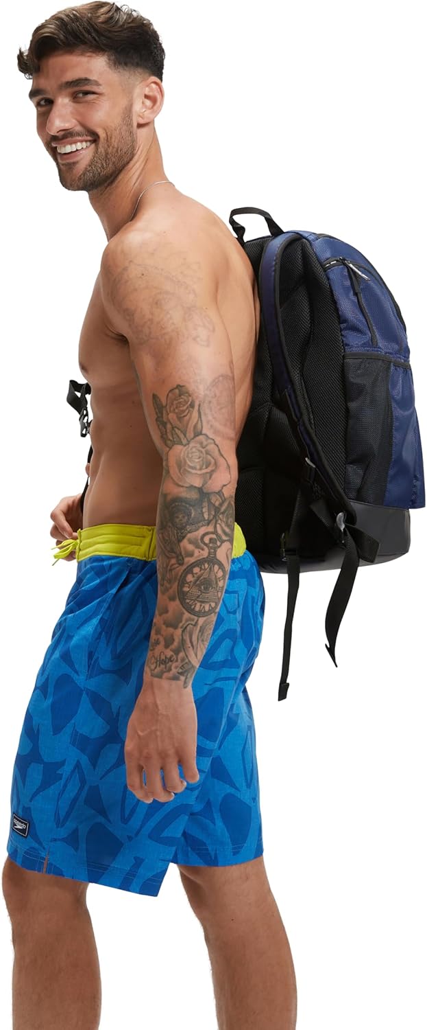 Speedo Men's Swim Trunk Knee Length Boardshort Bondi Printed