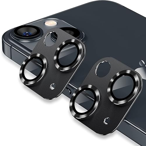 AFARER Paquete de 2 protectores de lente de cámara para iPhone 14iPhone 14Plus, protector de lente de cámara Ultra HD, cubierta de cámara de vidrio