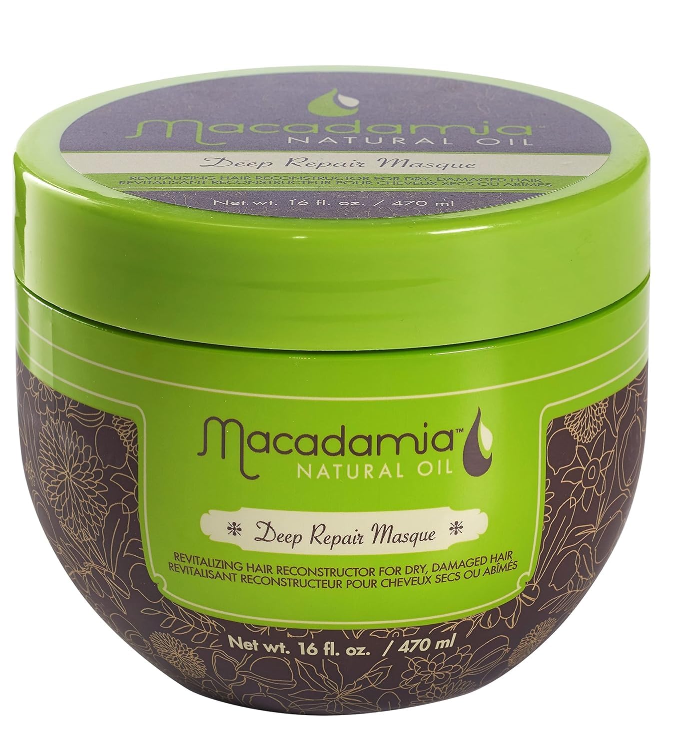 Macadamia Oil Deep Repair Masque 16 Ounce (470Ml)