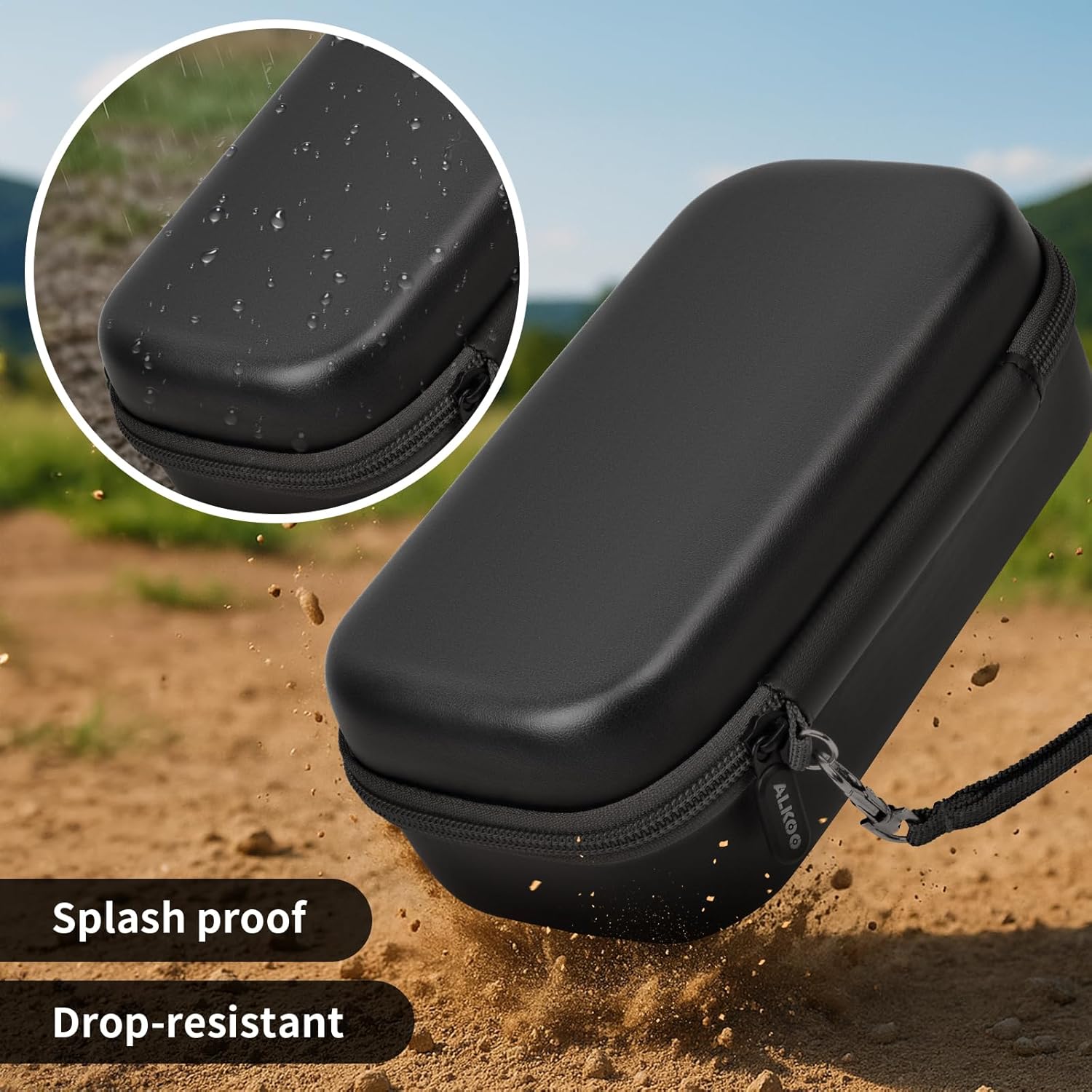 ALKOO Case Compatible with DJI Osmo Mobile 7/7P Smartphone Gimbal – Travel Storage Holder Bag for 3-Axis Stabilizer, Extension Rod, Phone Clamp & Tripod – Pouch Only (Enhanced Strap Style) Enhanced Band Style image 5 of 9 B0F66DSDQT