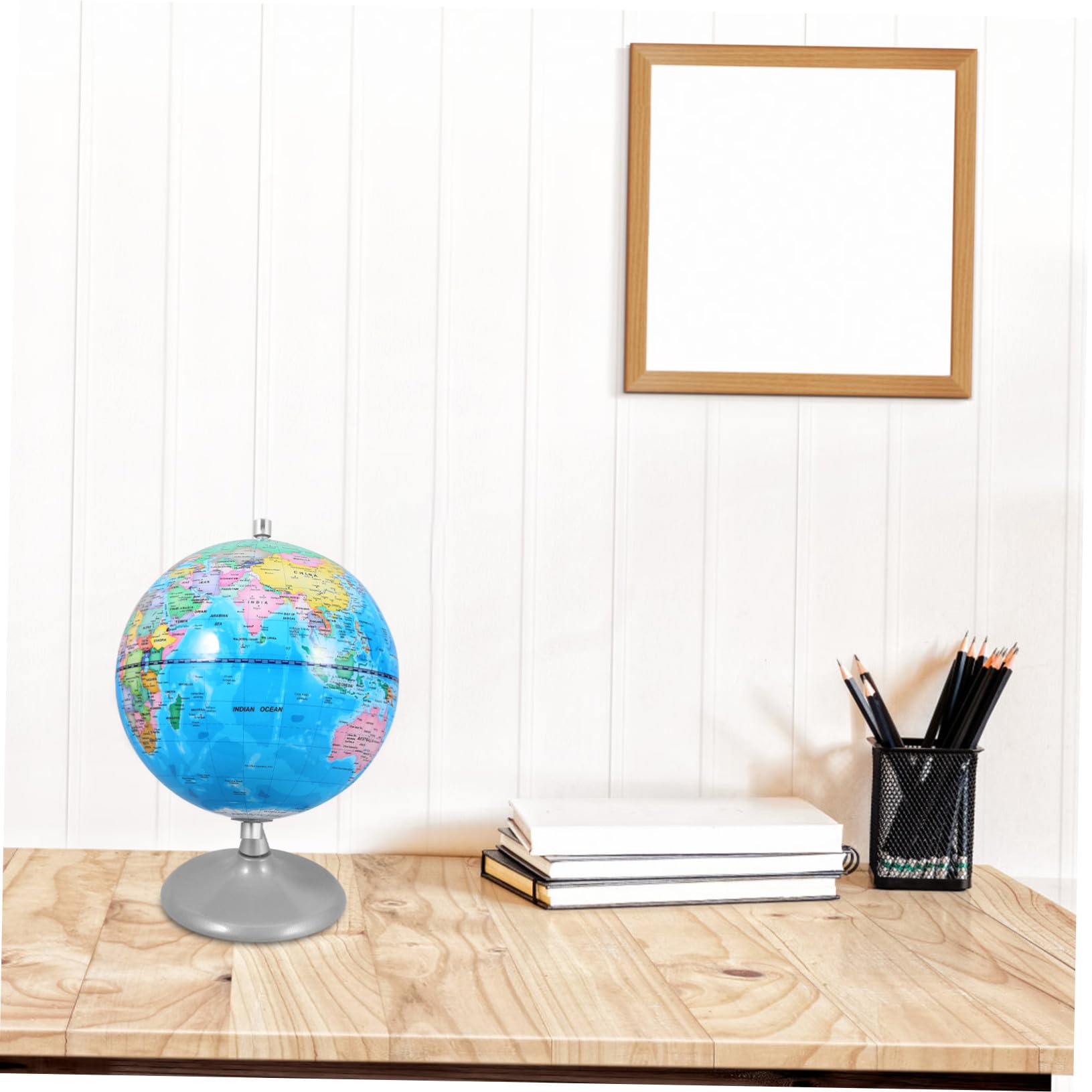 Globo Didattico da Tavolo 20cm in Ferro per Bambini Studenti