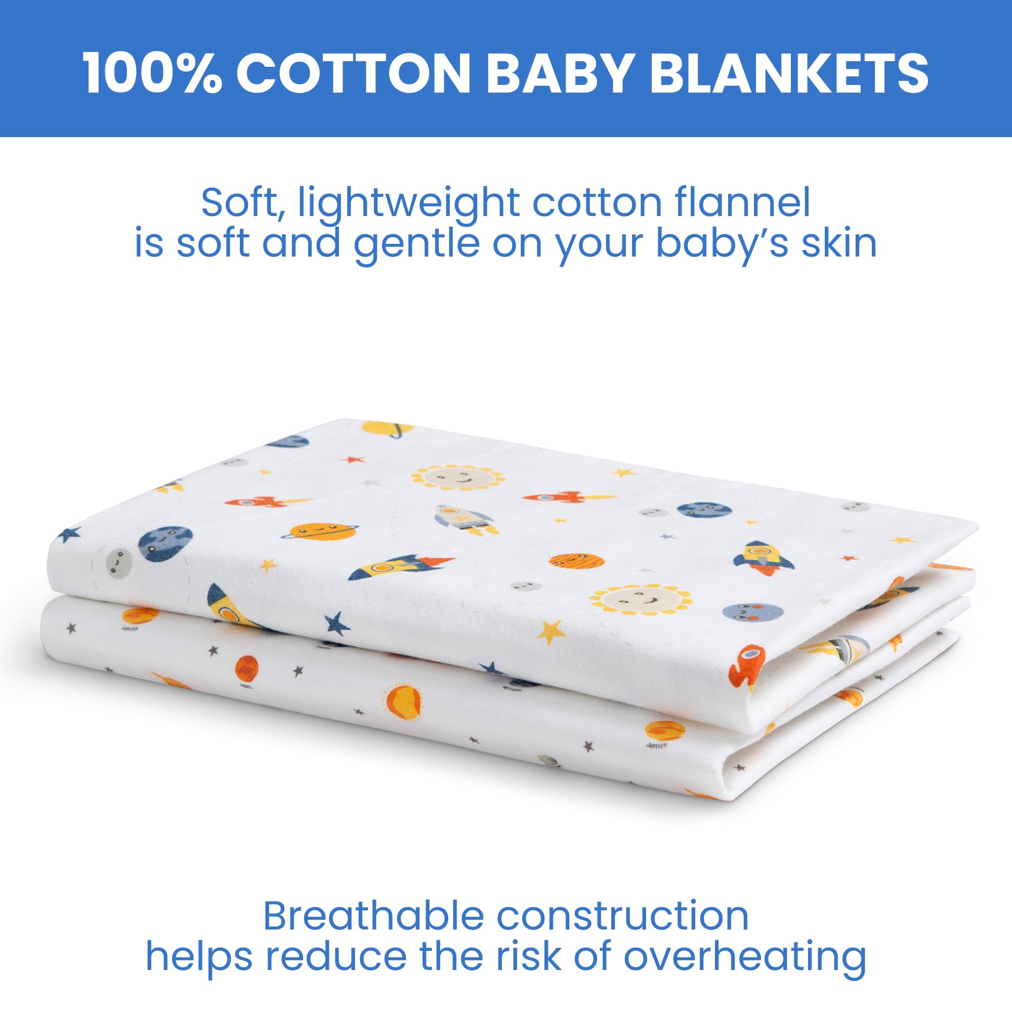 Delta Children Baby Blankets - 4 Pack Floral -24