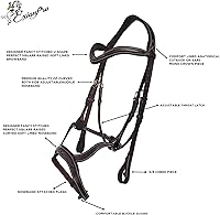 Vista 7 de Exion Innovador Combinado Flash Corte Único Anatómico Acolchado Brida y Riendas