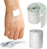2 roll Waterproof Transparent Bandage Film Roll Adhesive Tape Medical Wound Tattoo Aftercare Waterproof Bandage Dressing Plaster Stretch Fixation Tape Anti-Allergic Self-Paste Swimming5cm5m