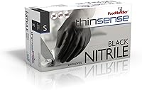 Vista 1 de FoodHandler 103-TS12-BLK FoodHandler thinsense nitrilo SM negro (paquete de 1000)