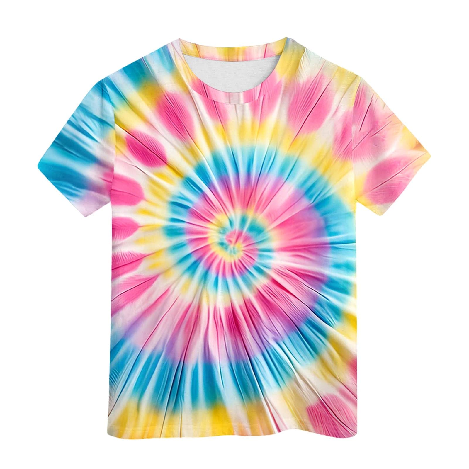 Camisetas de manga larga neón para niños y niñas talla 6-16 años