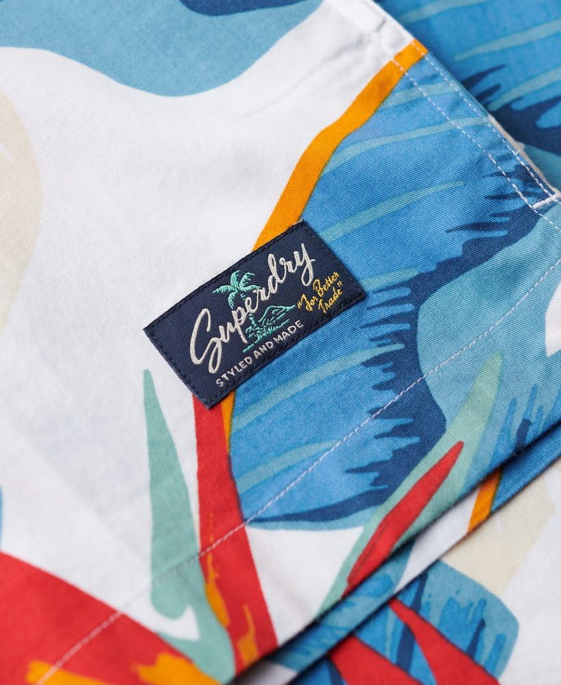 Superdry Herren Hawaiian Shirt R1 - S/S Hemd (M) (1er Pack)