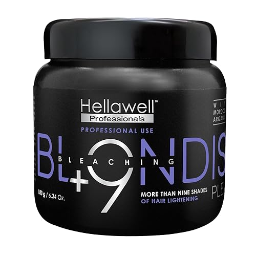Hellawell Professionals BLONDISH PLEX + 9 Polvo blanqueador para el cabello Plex Hair Bleach Iluminadores Aclarador de cabello Plex Aclara más