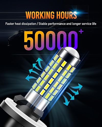 Miniatura 2 de LUYED, focos LED superbrillantes de 2 X 900 lúmenes, modelo 3014 78-EX Chipsets 881, para DRL or luces de niebla, color blanco