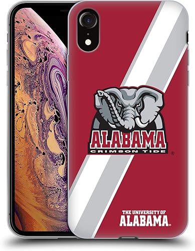 Miniatura 393 de Head Case Designs Funda de gel con logotipo oficial de la Universidad de Alabama UA [protección de grado militar] compatible con Apple iPhone 11