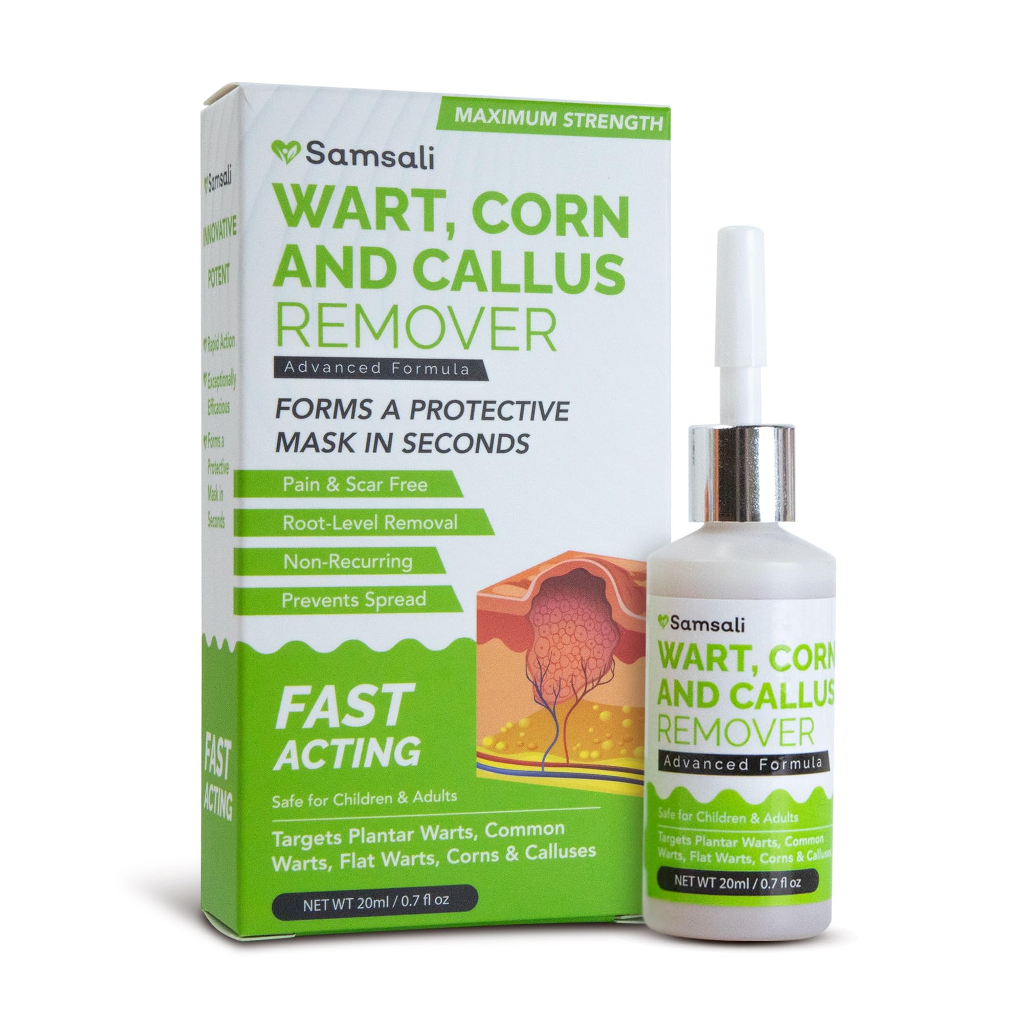 Buy Liquid Wart Remover with Salicylic 20ml Salicylic Liquid for The