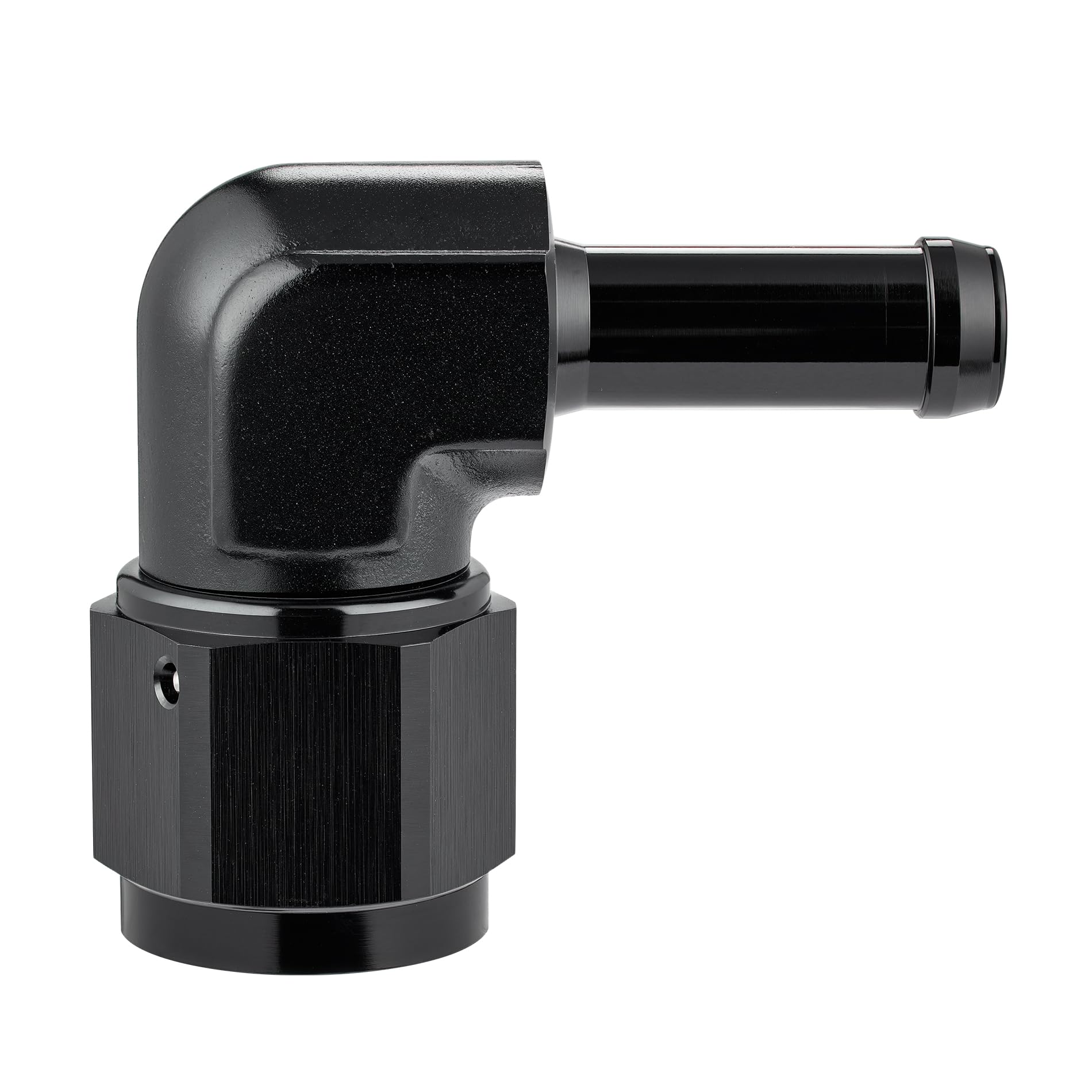 EVIL ENERGY 8AN Female to 3/8" Barb Hose Fitting 90 Degree Swivel