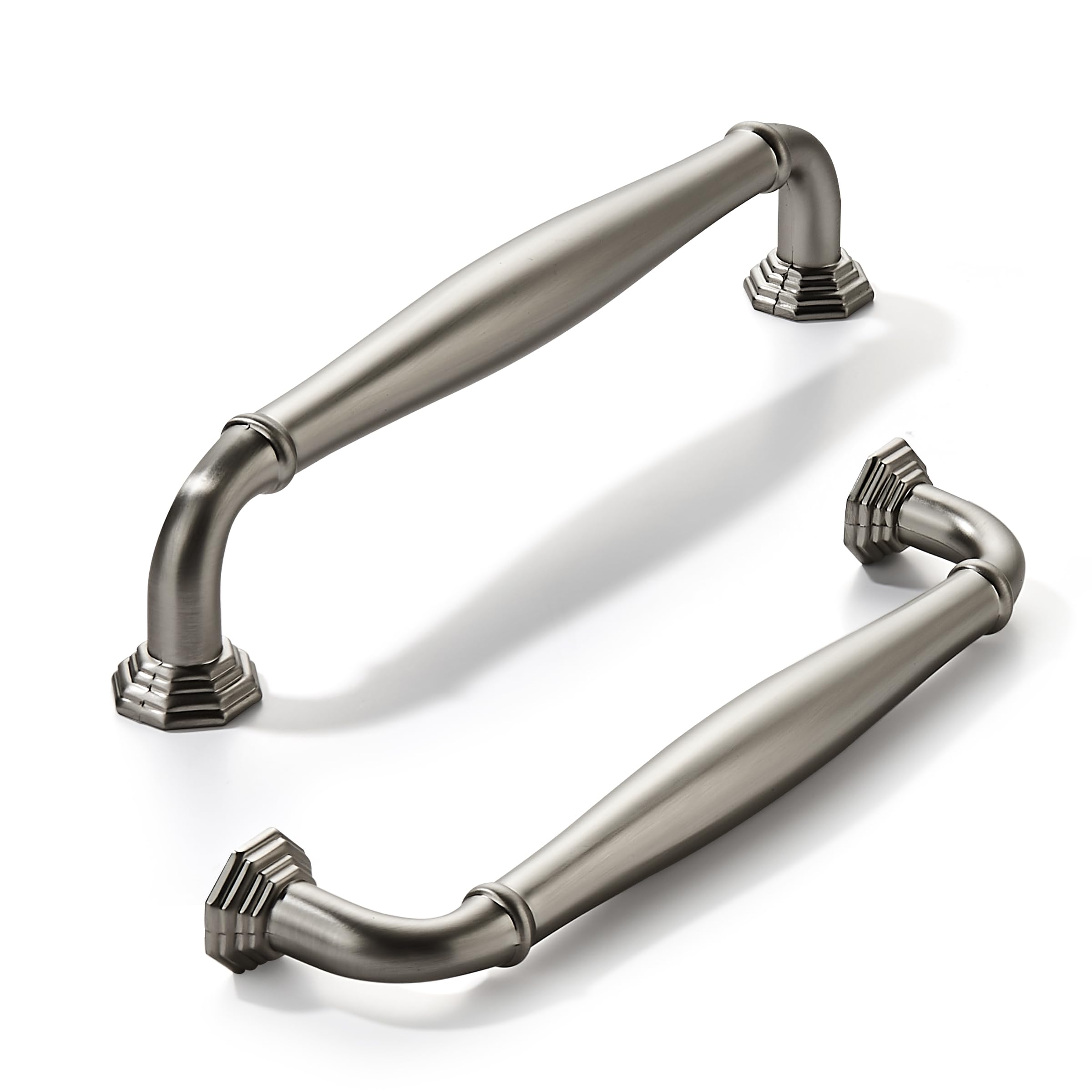 KHTUMEWARE 10 Pack 3-1/2 Inch(89mm) Heavy Duty Solid Cabinet Pulls Cabinet Handles Heavy Duty Solid Cabinet Hardware for Cupboard Drawer Pulls Dresser Handle image