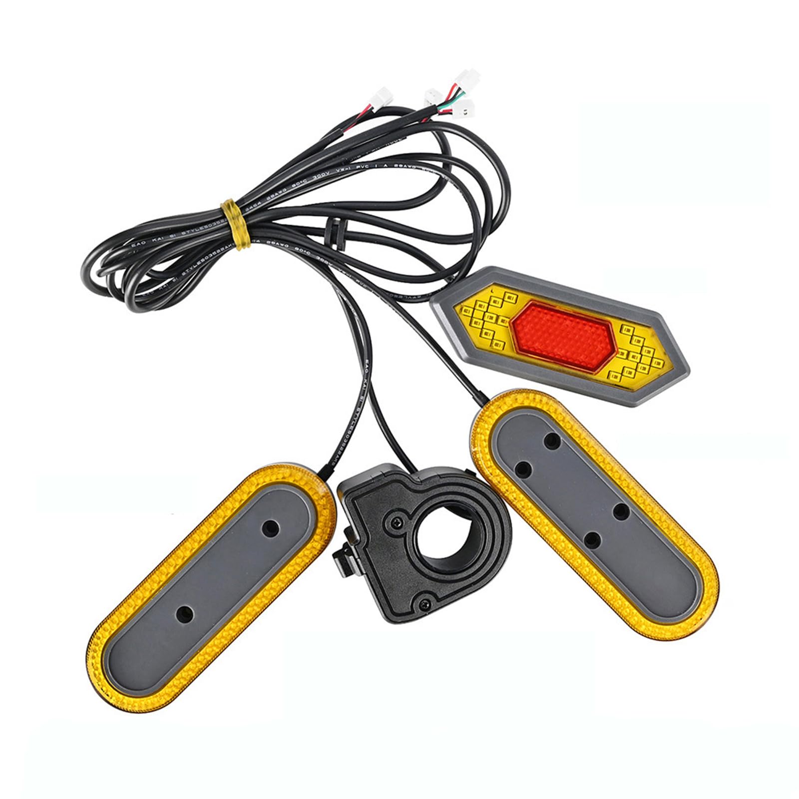 SOUUXIU Scooter eléctrico Luz de señal de Giro LED Luz Trasera Faro con manija de dirección Compatible para Scooter eléctrico Xiaomi M365 Pro Pro2
