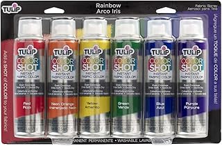 Tulip COLORSHOT Permanent Spray Paint for Fabric, Quick Dry, Dries Soft,...