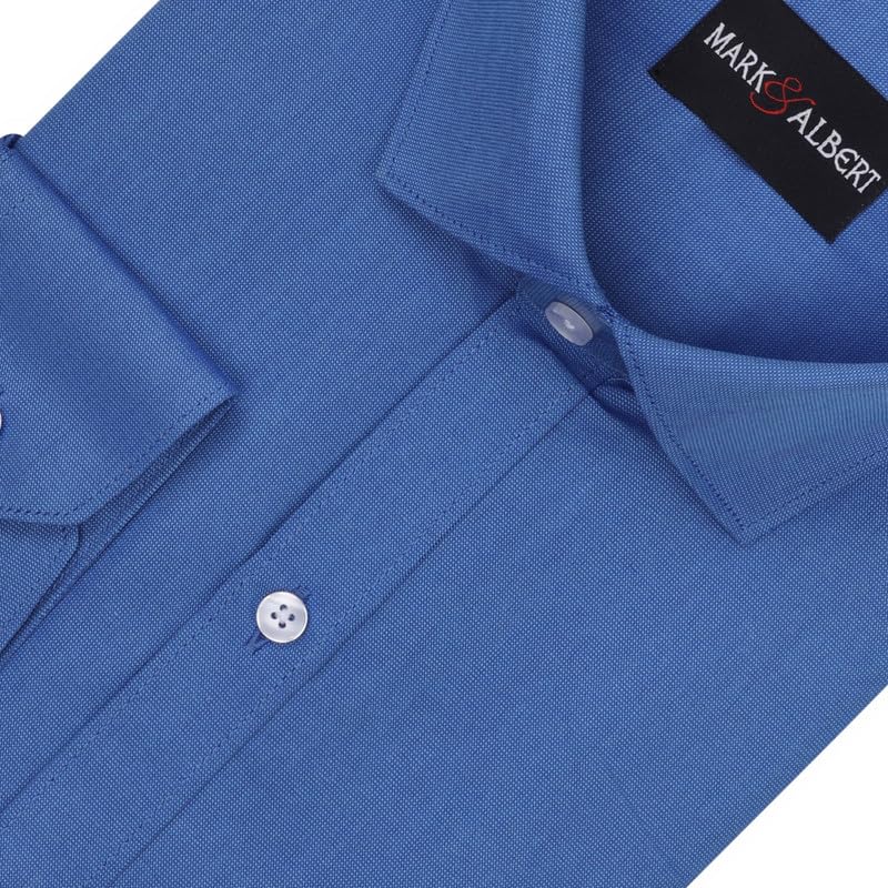Image of MARK & ALBERT Men's Cotton Formal Shirt