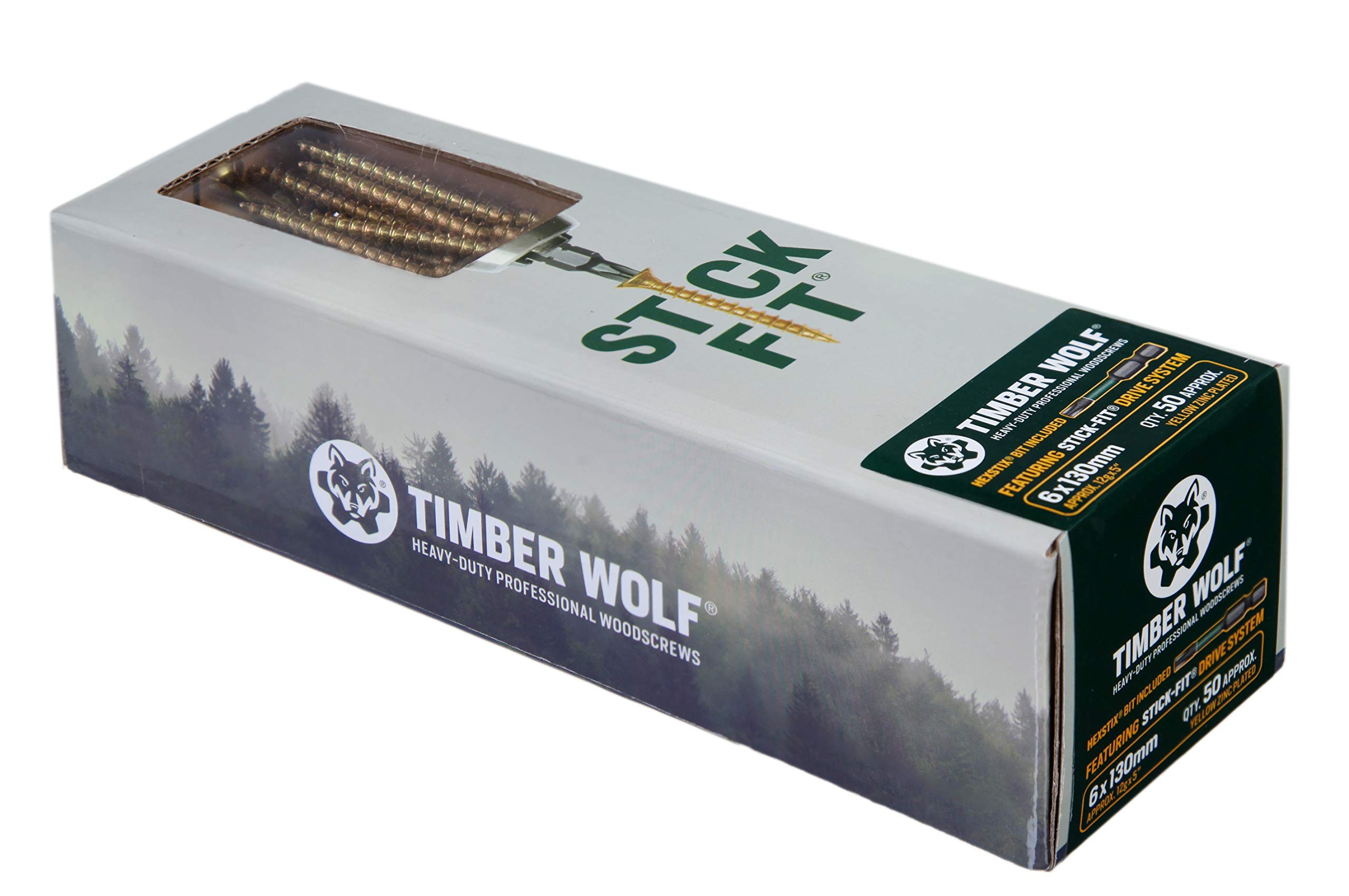 Timber Wolf Woodscrews - 60 X 130Mm 4038897681350