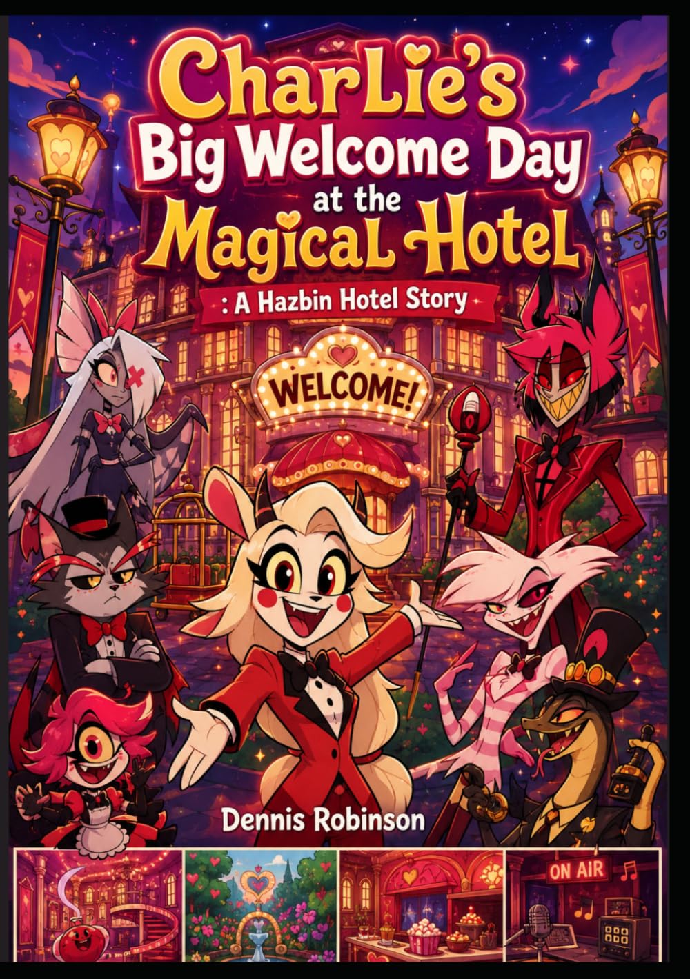 Charlie's Big Welcome Day at the Magical Hotel : A Hazbin's Hotel Story