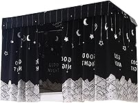 Vista 27 de Carpas Cortinas para Cama Litera Twin Individual de Dormitorio, Cortinas Opacas a Prueba de Polvo para Debajo de la Cama, Cortinas de Privacidad 2