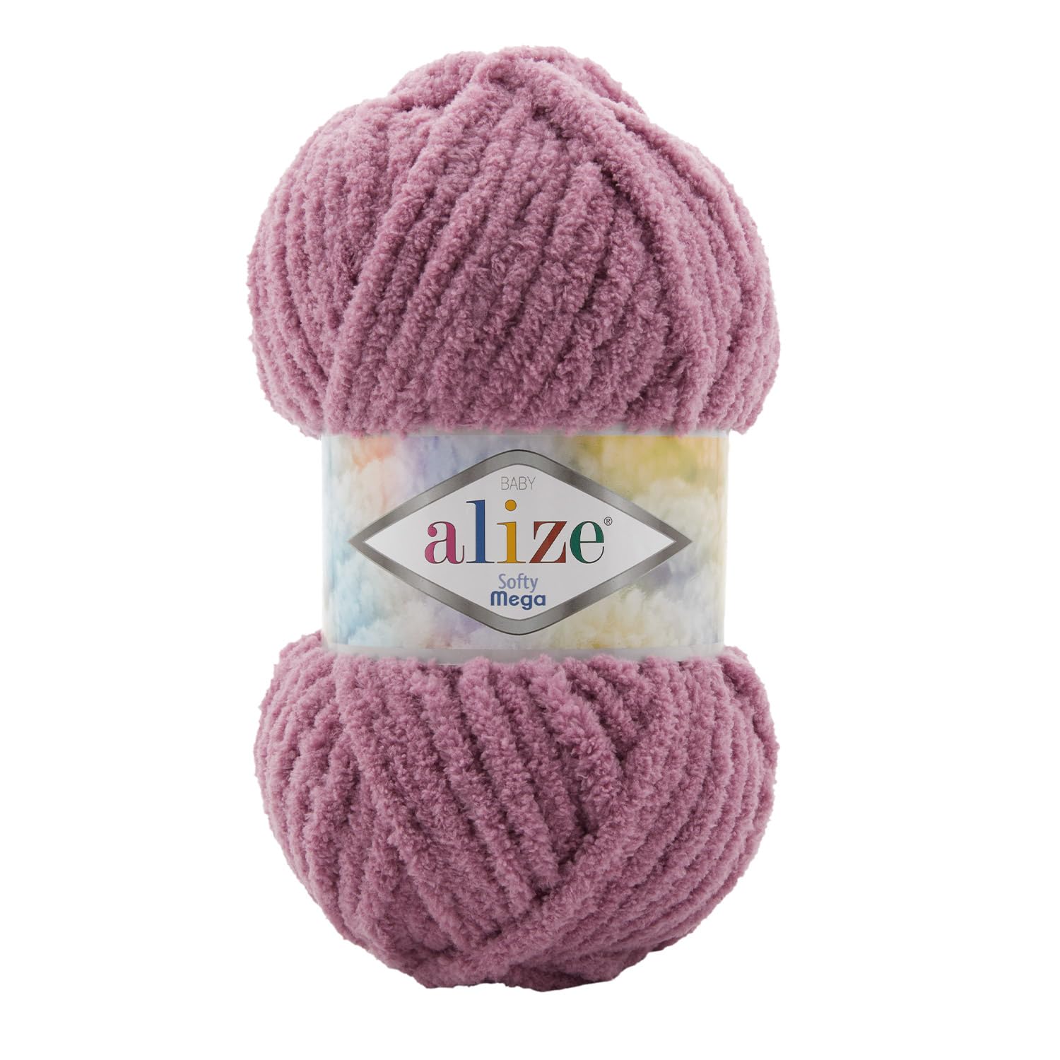 Alize Softy Mega Chunky Blanket, Scarf, Baby Knitting Crochet Yarn 100g Ball (1, 28SM)