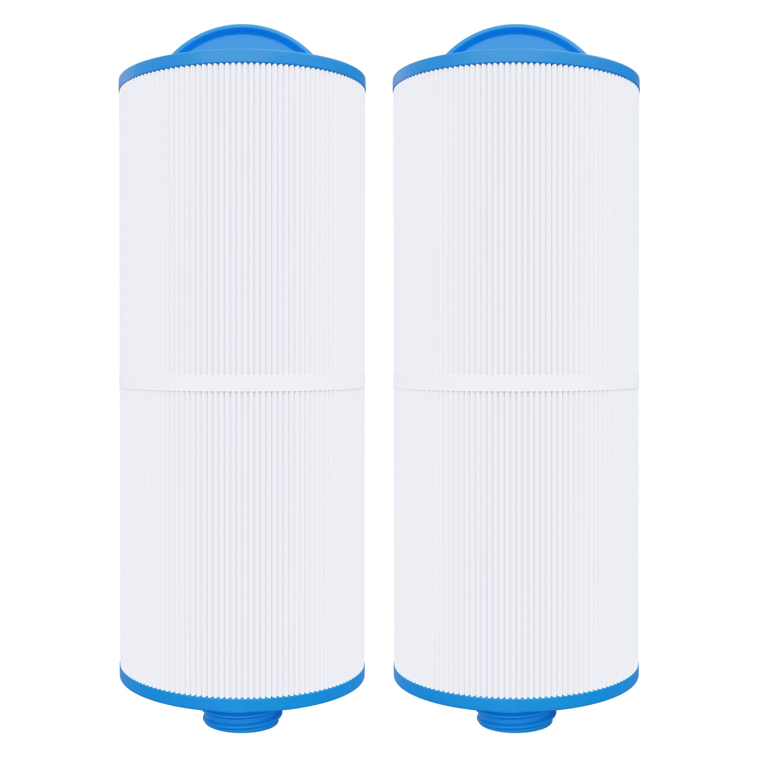 Cartucho de filtro para spa (compatible con Jacuzzi® 6000-383, 2 unidades) | Sustituye a Jacuzzi 6000-383, J300, J400, 6CH-960, PJE60-TL, FC-2800, SC702, 60521, JP60