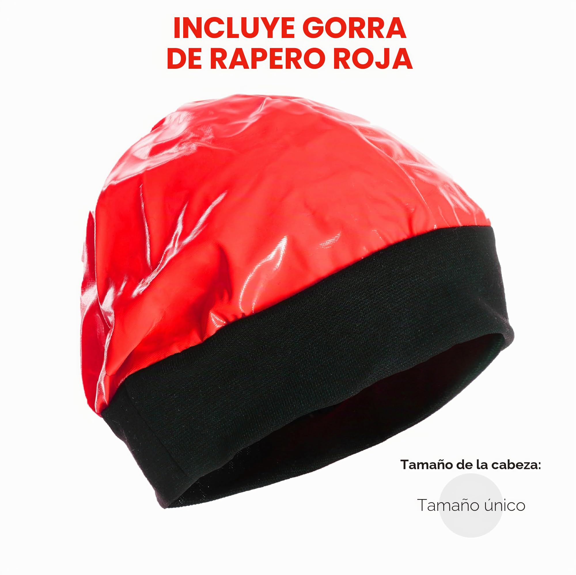 Disfraz de rapero amarillo para adultos, traje de concha amarilla y negra, sombrero rojo, gafas de sol amarillas, cadena de signo de dólar, percha negra, disfraz de película de televisión para adultos