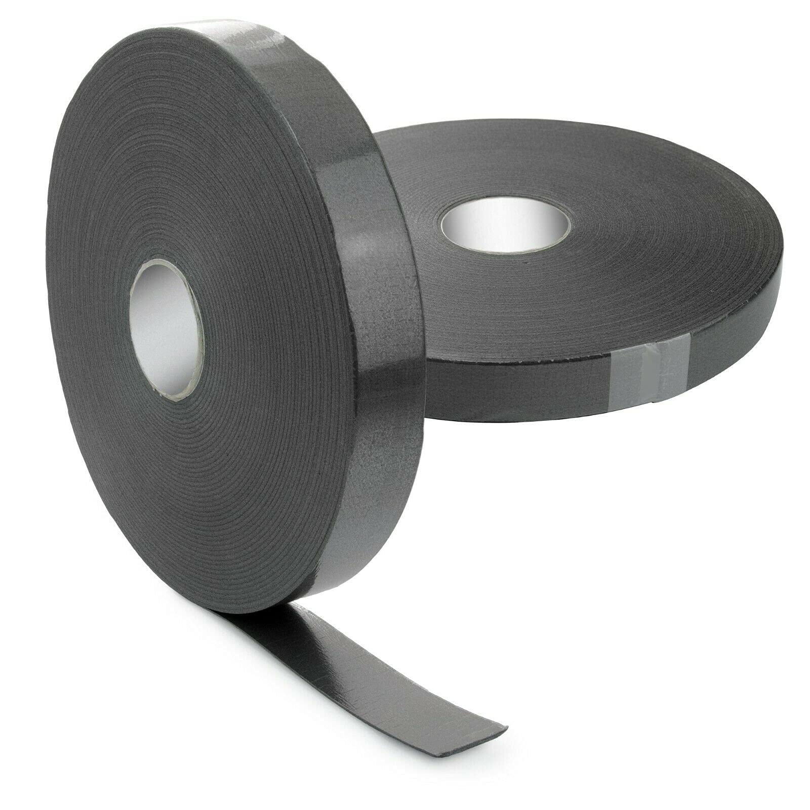 DQ-PP Cinta selladora para uñas, 60 mm x 3 mm, 2 rollos (60 metros), cinta de separación, cinta grapadora, cinta selladora, autoadhesiva, cinta de clavo, perfil de soporte, espuma de polietileno