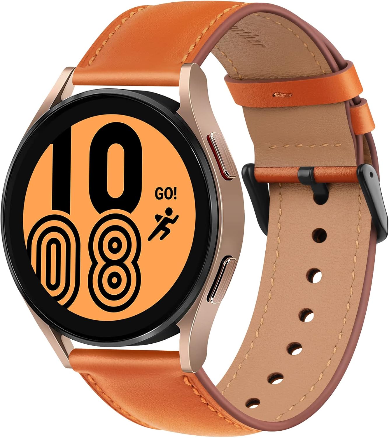 Vancle Leder Armband für Samsung Galaxy Watch 5/Watch 4 40mm 44mm / Galaxy Watch 5 Pro 45mm