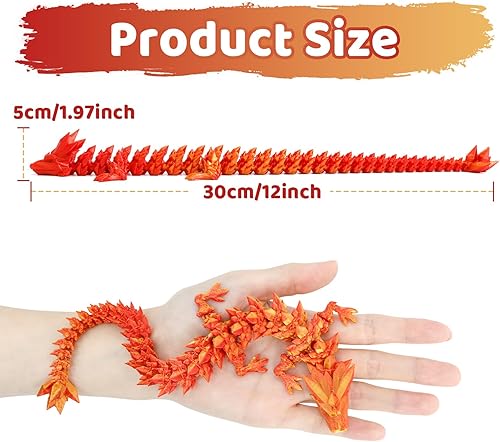 Miniatura 50 de Huevo de dragón 3D – Huevo de Pascua con dragón flexible en el interior, gran regalo impreso en 3D, decoración de figuras, juguete de escritorio