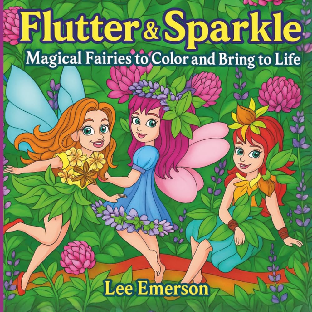 Flutter & Sparkle: Magical Fairies to Color and Bring to Life