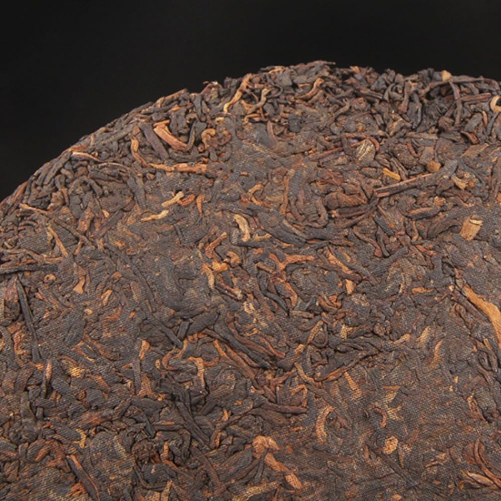 10 anni di tè nero Puerh invecchiato, 357g, Yunnan Bulang Mountain Imperial Pu'er Torta di tè matura