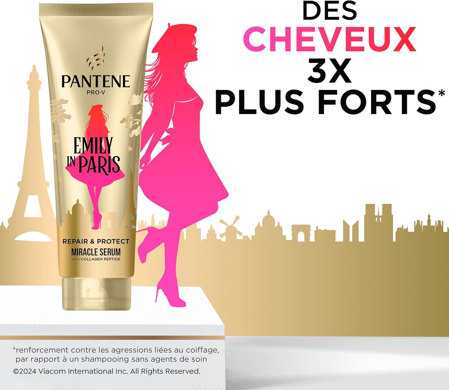 Pantene x Emily in Paris Sérum Revitalisant : Répare et Protège les Cheveux Abîmés - Image secondaire